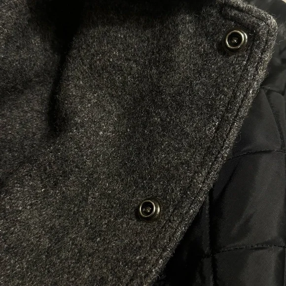 Italia Men's Black and Gray Bomber Jacket. MONDETTA - Picture 13 of 15